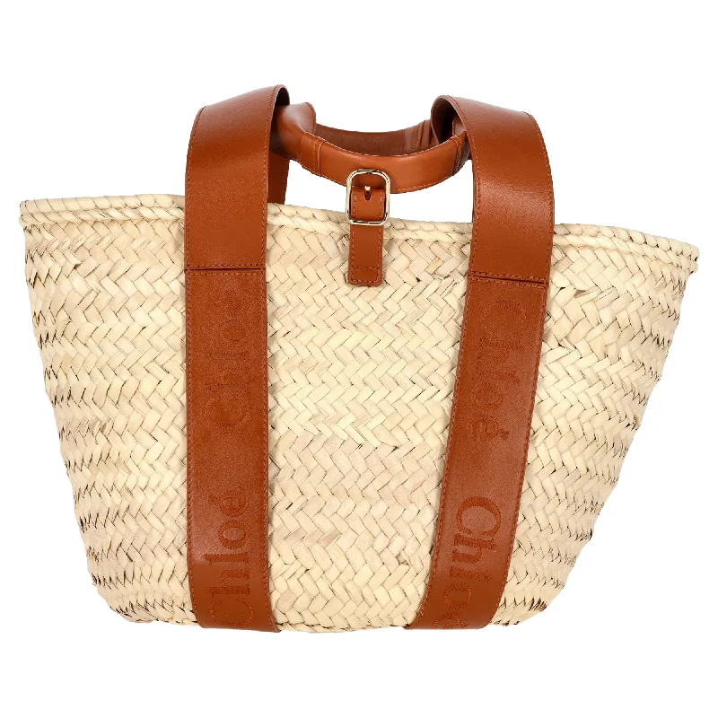 Waterproof Tote Bag in Yellow for Outdoor Activities in Wet WeatherChloé Medium Sense Basket Bag in Brown Raffia Waterproof Tote Bag in Yellow for Outdoor Activities in Wet WeatherChloé Medium Sense Basket Bag in Brown Raffia