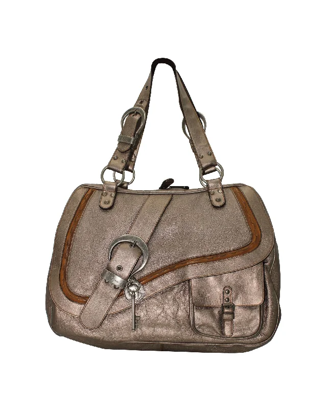 Geometric - Printed Tote Bag in Multicolor for a Contemporary and Trendy OutfitDior Gaucho Large Tote Bag in Silver Metallic Leather Geometric - Printed Tote Bag in Multicolor for a Contemporary and Trendy OutfitDior Gaucho Large Tote Bag in Silver Metallic Leather