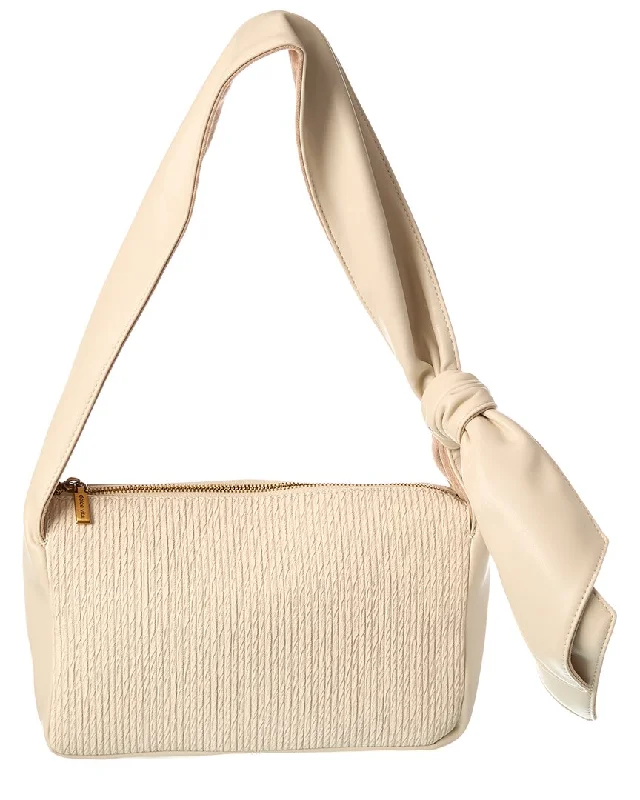 Women's Shoulder Bag with Faux Fur Strap in White for Winter StyleDolce Vita Maureen Suede Shoulder Bag Women's Shoulder Bag with Faux Fur Strap in White for Winter StyleDolce Vita Maureen Suede Shoulder Bag