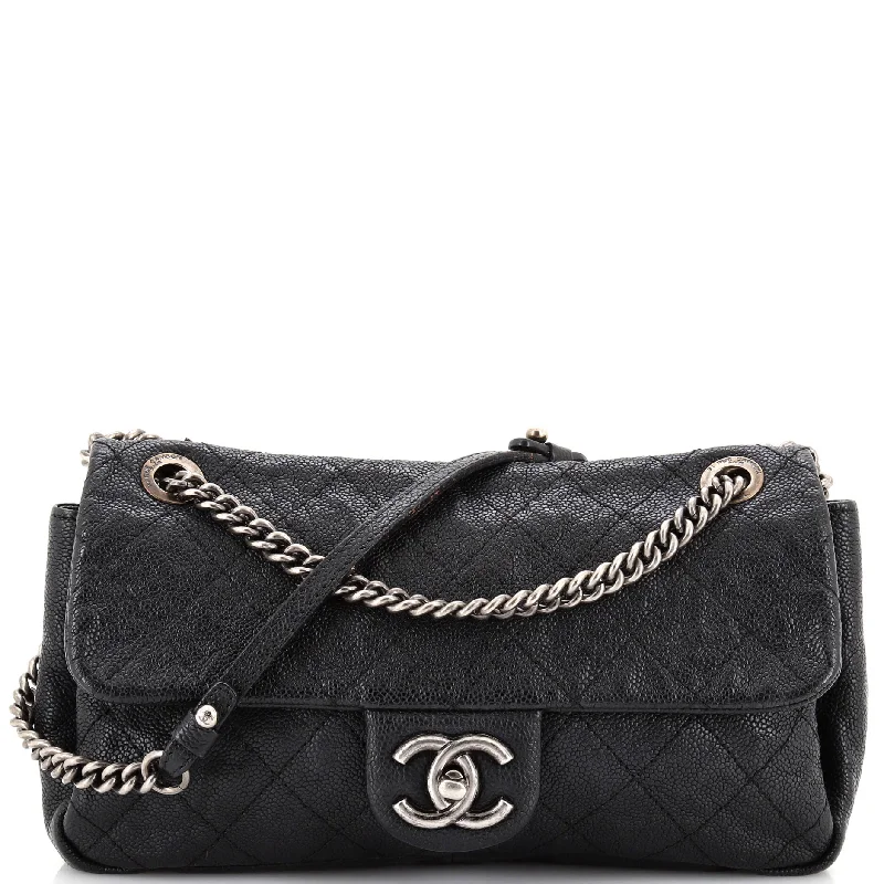 Women's Large Leather Shoulder Bag in Brown with Multiple Compartments for WorkEasy Flap Bag Quilted Caviar Medium Women's Large Leather Shoulder Bag in Brown with Multiple Compartments for WorkEasy Flap Bag Quilted Caviar Medium
