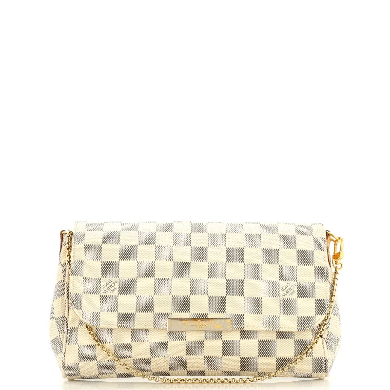 Printed Silk Shoulder Bag in Red for a Pop of ColorFavorite Handbag Damier MM