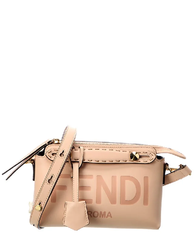 Women's Shoulder Bag with Floral Embroidery in Purple for Spring WalksFENDI By The Way Mini Leather Shoulder Bag Women's Shoulder Bag with Floral Embroidery in Purple for Spring WalksFENDI By The Way Mini Leather Shoulder Bag