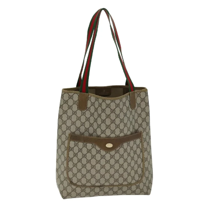 Metallic Tote Bag in Rose Gold with Chain Handles for a Glamorous Night OutBrown GG Supreme Web Sherry Line tote bag Metallic Tote Bag in Rose Gold with Chain Handles for a Glamorous Night OutBrown GG Supreme Web Sherry Line tote bag