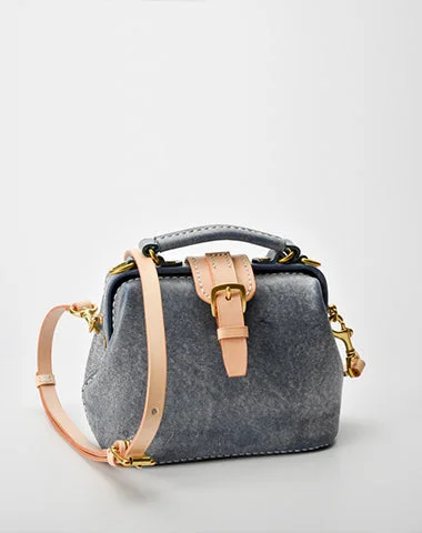 Suede Shoulder Bag in Pink with Tassel Accents for Casual OutingsHandmade Womens Gray Leather Small doctor Purse Gray shoulder doctor bags for women Suede Shoulder Bag in Pink with Tassel Accents for Casual OutingsHandmade Womens Gray Leather Small doctor Purse Gray shoulder doctor bags for women