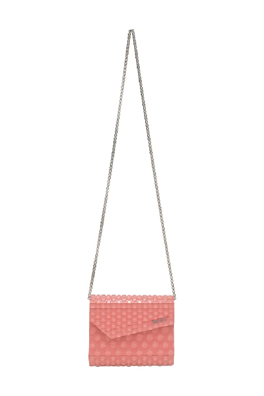 Vegan Leather Shoulder Bag in Gray for Ethical Fashion Lovers[WB6162] Jimmy Choo | Cross-Body Bag