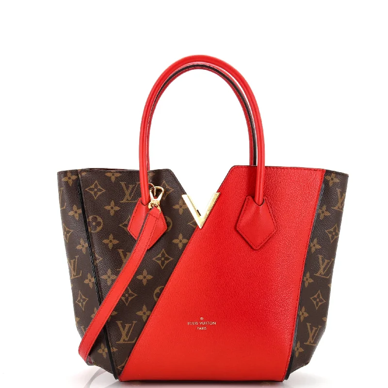 Shoulder Bag with Geometric Pattern in Multicolor for a Contemporary StyleKimono Handbag Monogram Canvas and Leather PM Shoulder Bag with Geometric Pattern in Multicolor for a Contemporary StyleKimono Handbag Monogram Canvas and Leather PM