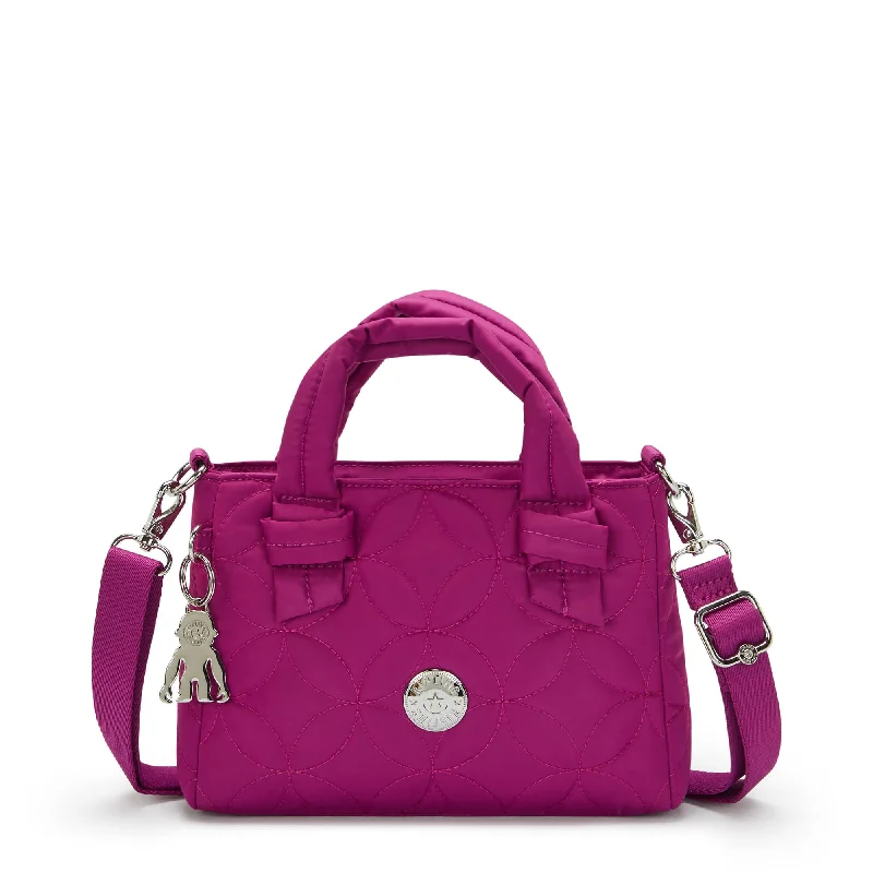 Women's Shoulder Bag with Floral Embroidery in Purple for Spring WalksKipling Julissa Quilted Shoulder Bag Women's Shoulder Bag with Floral Embroidery in Purple for Spring WalksKipling Julissa Quilted Shoulder Bag