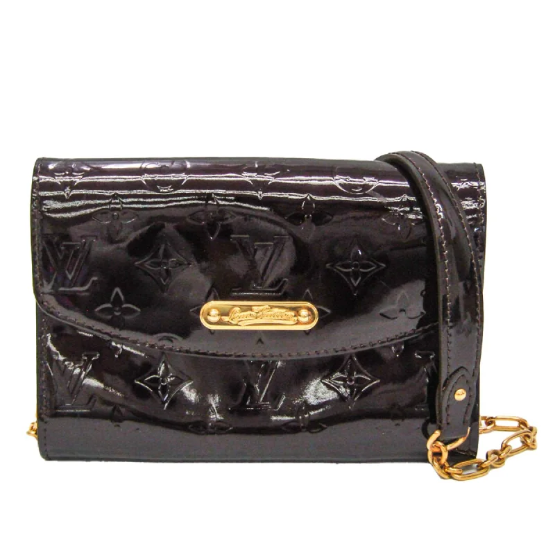 Shoulder Bag with Chain Strap in Silver for a Trendy AppearanceLouis Vuitton Bel Air Patent Leather Shoulder Bag (Pre-Owned) Shoulder Bag with Chain Strap in Silver for a Trendy AppearanceLouis Vuitton Bel Air Patent Leather Shoulder Bag (Pre-Owned)