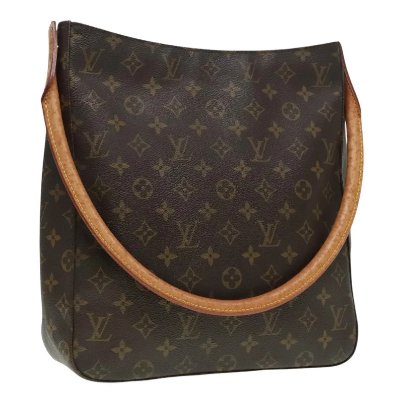Vegan Leather Shoulder Bag in Gray for Ethical Fashion LoversLouis Vuitton Looping Canvas Shoulder Bag (Pre-Owned) Vegan Leather Shoulder Bag in Gray for Ethical Fashion LoversLouis Vuitton Looping Canvas Shoulder Bag (Pre-Owned)