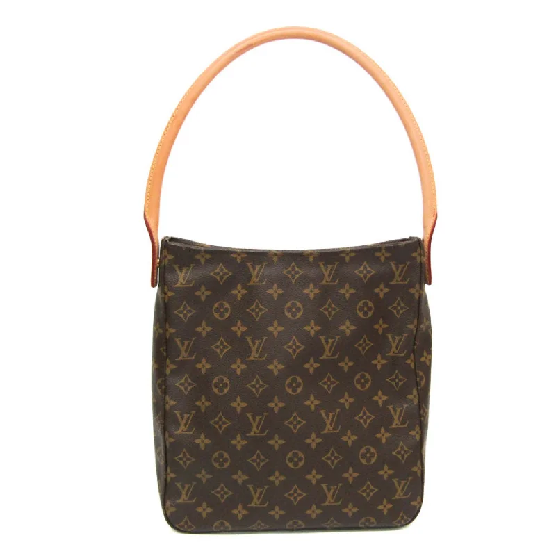 Shoulder Bag with Chain Strap in Silver for a Trendy AppearanceLouis Vuitton Looping Canvas Shoulder Bag (Pre-Owned) Shoulder Bag with Chain Strap in Silver for a Trendy AppearanceLouis Vuitton Looping Canvas Shoulder Bag (Pre-Owned)