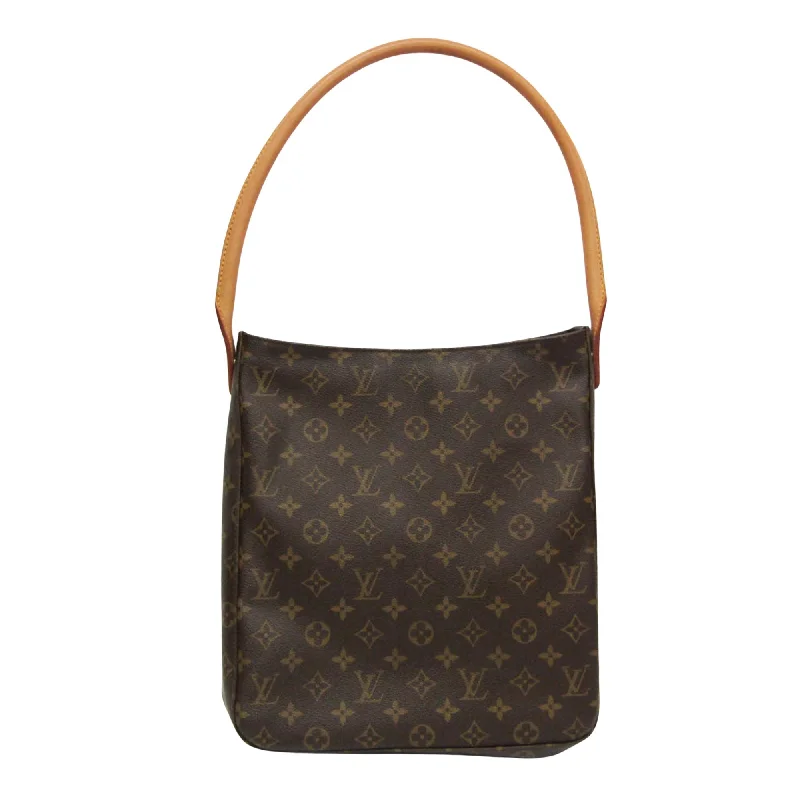 Women's Shoulder Bag with Faux Fur Strap in White for Winter StyleLouis Vuitton Looping Canvas Shoulder Bag (Pre-Owned) Women's Shoulder Bag with Faux Fur Strap in White for Winter StyleLouis Vuitton Looping Canvas Shoulder Bag (Pre-Owned)