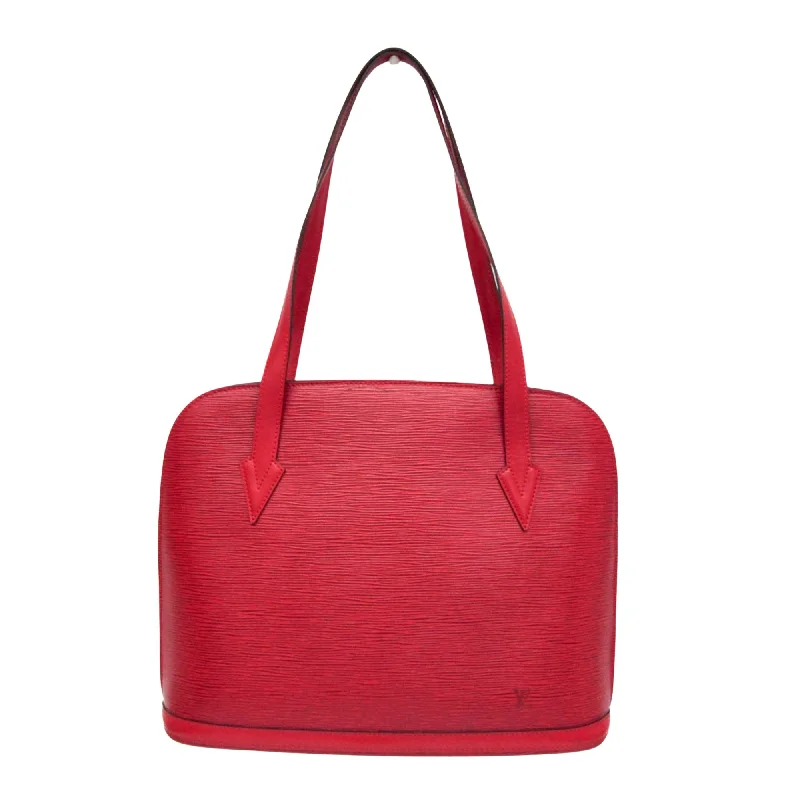 Printed Silk Shoulder Bag in Red for a Pop of ColorLouis Vuitton Lussac Leather Shoulder Bag (Pre-Owned) Printed Silk Shoulder Bag in Red for a Pop of ColorLouis Vuitton Lussac Leather Shoulder Bag (Pre-Owned)