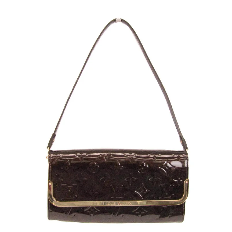 Women's Shoulder Bag with Fringe Details in Brown for a Bohemian StyleLouis Vuitton Rossmore Patent Leather Shoulder Bag (Pre-Owned) Women's Shoulder Bag with Fringe Details in Brown for a Bohemian StyleLouis Vuitton Rossmore Patent Leather Shoulder Bag (Pre-Owned)