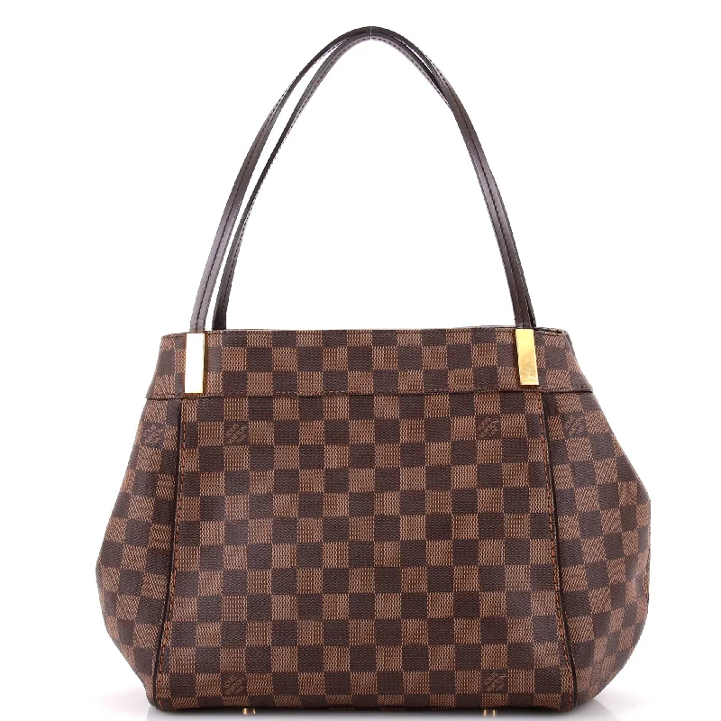 Shoulder Bag with Chain Strap in Silver for a Trendy AppearanceMarylebone Handbag Damier PM Shoulder Bag with Chain Strap in Silver for a Trendy AppearanceMarylebone Handbag Damier PM