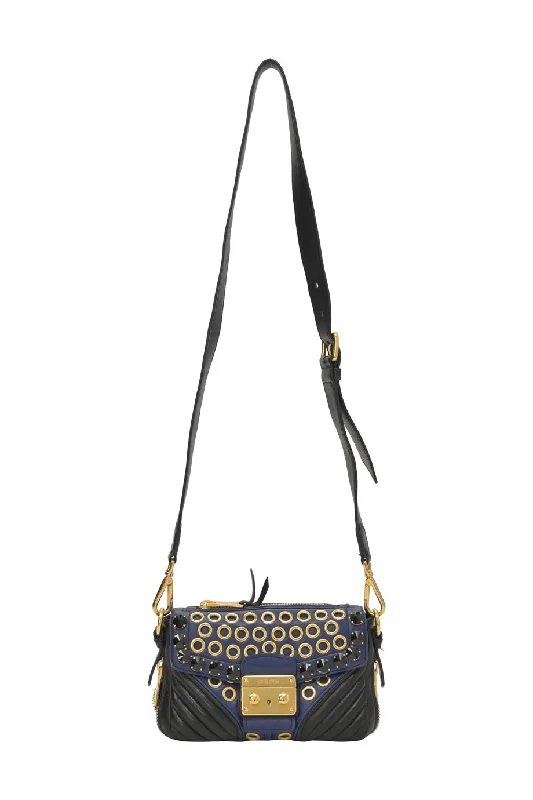 Women's Shoulder Bag with Zippered Pockets in Orange for Safety[WB6090] Miu Miu | Cross-Body Bag