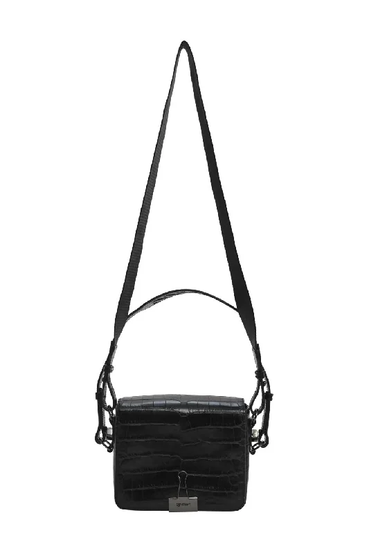 Women's Shoulder Bag with Faux Fur Strap in White for Winter Style[WB5967] Off-White | Cross-Body Bag