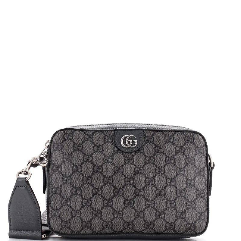 Crossbody Shoulder Bag in Black Leather with Gold Hardware for Night OutsOphidia Zip Wristlet Shoulder Bag GG Coated Canvas Small Crossbody Shoulder Bag in Black Leather with Gold Hardware for Night OutsOphidia Zip Wristlet Shoulder Bag GG Coated Canvas Small
