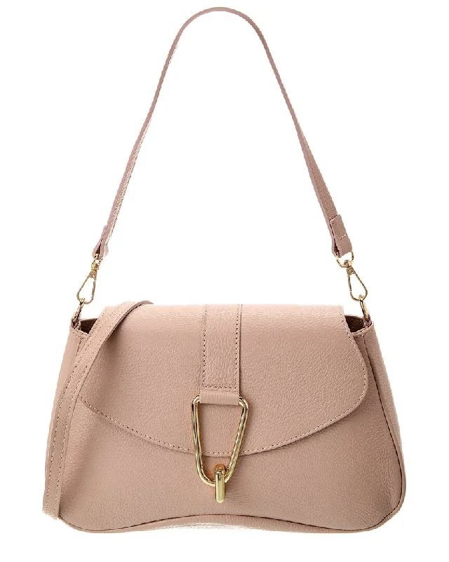 Shoulder Bag with Chain Strap in Silver for a Trendy AppearancePersaman New York 1163 Leather Handbag Shoulder Bag with Chain Strap in Silver for a Trendy AppearancePersaman New York 1163 Leather Handbag