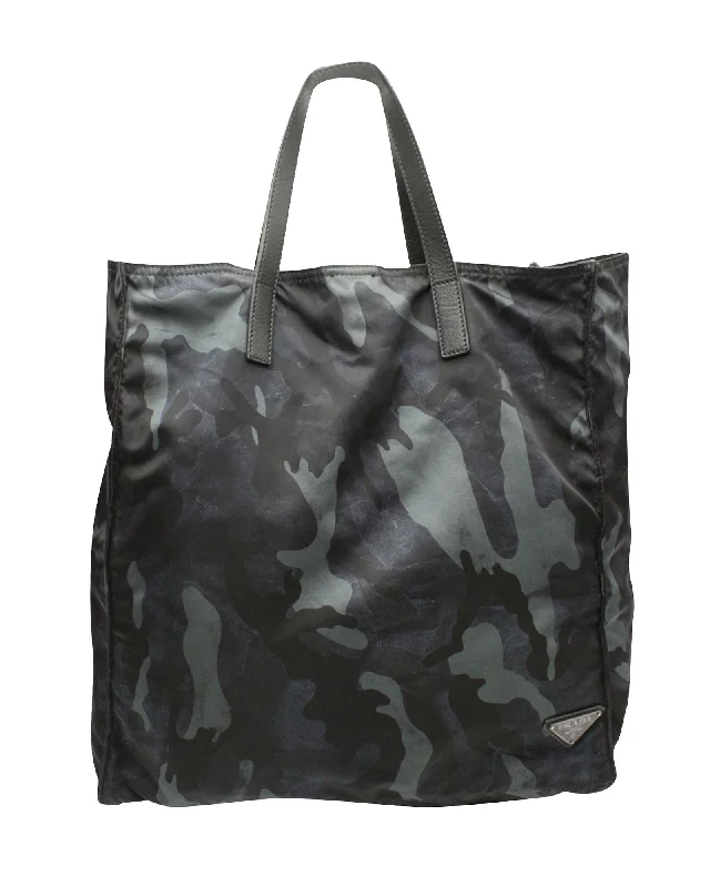Women's Tote Bag with Magnetic Closure in Orange for Easy Access on the GoPrada Camouflage Convertible Tote in Green Tessuto Nylon Women's Tote Bag with Magnetic Closure in Orange for Easy Access on the GoPrada Camouflage Convertible Tote in Green Tessuto Nylon