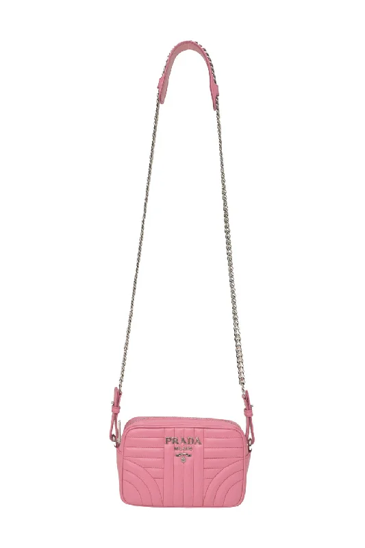 Crossbody Shoulder Bag in Black Leather with Gold Hardware for Night Outs[WB6650] Prada | Cross-Body Bag