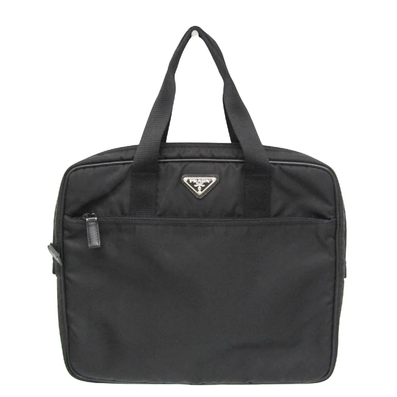 Women's Shoulder Bag with Fringe Details in Brown for a Bohemian StylePrada Tessuto Synthetic Handbag (Pre-Owned) Women's Shoulder Bag with Fringe Details in Brown for a Bohemian StylePrada Tessuto Synthetic Handbag (Pre-Owned)