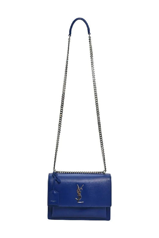 Metallic Shoulder Bag in Gold for Special Occasions[WB5827] Saint Laurent | Cross-Body Bag