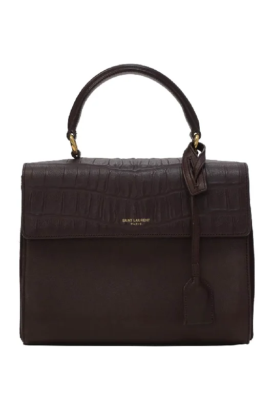 Women's Shoulder Bag with Faux Fur Strap in White for Winter Style[WB6057] Saint Laurent | Satchel