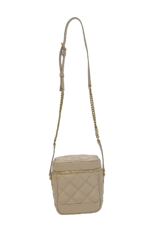 Women's Shoulder Bag with Floral Embroidery in Purple for Spring Walks[WB6087] Saint Laurent | Cross-Body Bag