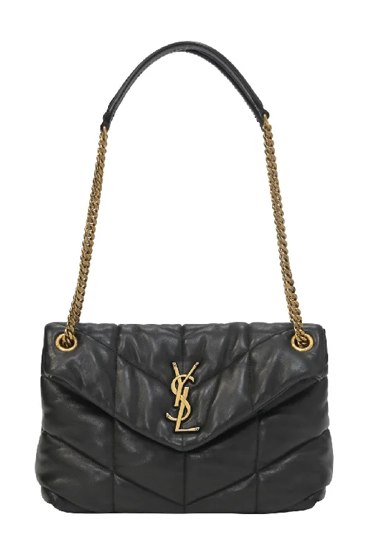 Metallic Shoulder Bag in Gold for Special Occasions[WB6176] Saint Laurent | Cross-Body Bag