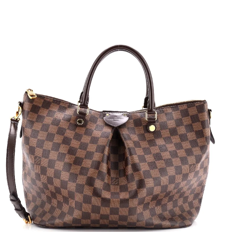 Pvc Shoulder Bag in Clear with Glitter for a Fun and Modern LookSiena Handbag Damier GM Pvc Shoulder Bag in Clear with Glitter for a Fun and Modern LookSiena Handbag Damier GM