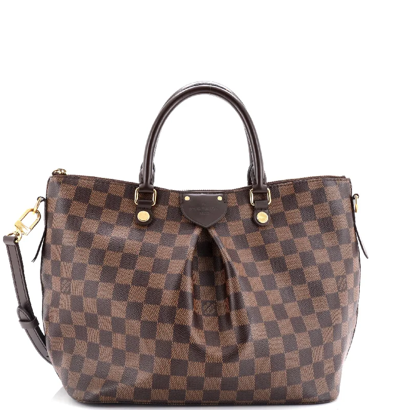 Shoulder Bag with Geometric Pattern in Multicolor for a Contemporary StyleSiena Handbag Damier MM Shoulder Bag with Geometric Pattern in Multicolor for a Contemporary StyleSiena Handbag Damier MM