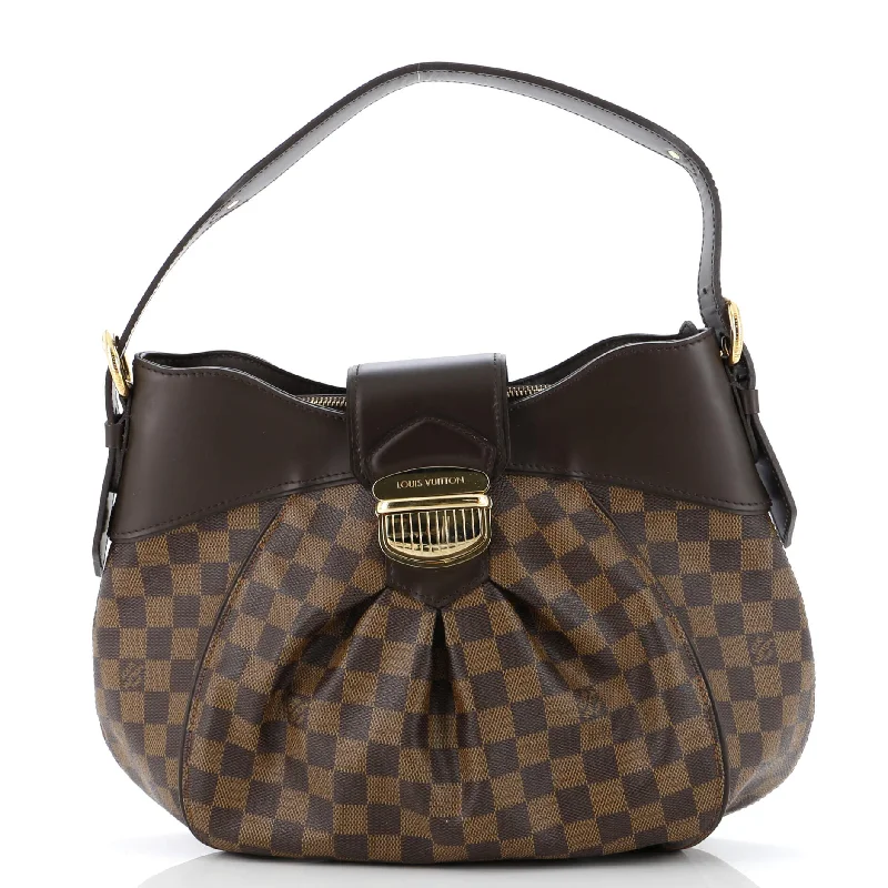 Vegan Leather Shoulder Bag in Gray for Ethical Fashion LoversSistina Handbag Damier MM Vegan Leather Shoulder Bag in Gray for Ethical Fashion LoversSistina Handbag Damier MM