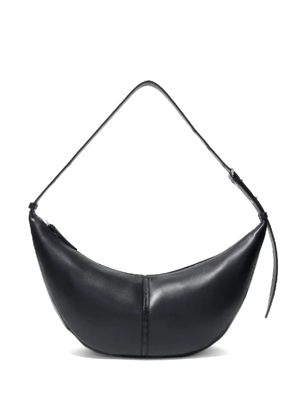 Women's Shoulder Bag with Zippered Pockets in Orange for SafetySlide Bag In Black