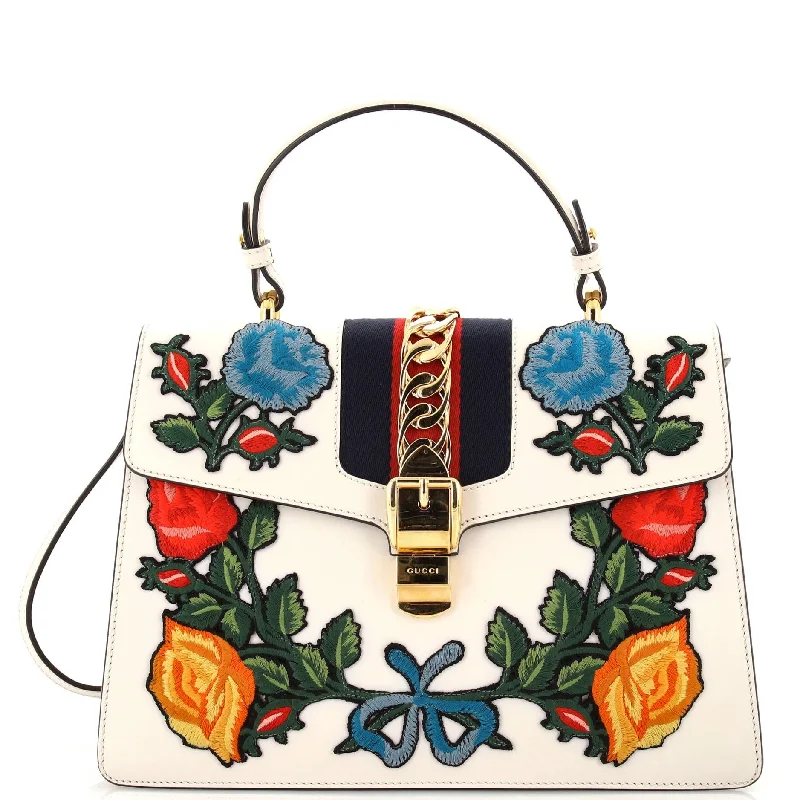 Women's Shoulder Bag with Zippered Pockets in Orange for SafetySylvie Top Handle Bag Embroidered Leather Medium Women's Shoulder Bag with Zippered Pockets in Orange for SafetySylvie Top Handle Bag Embroidered Leather Medium