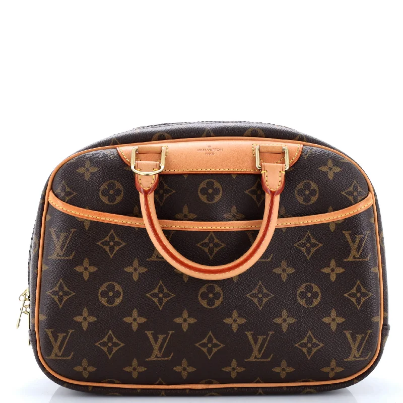 Pvc Shoulder Bag in Clear with Glitter for a Fun and Modern LookTrouville Handbag Monogram Canvas Pvc Shoulder Bag in Clear with Glitter for a Fun and Modern LookTrouville Handbag Monogram Canvas