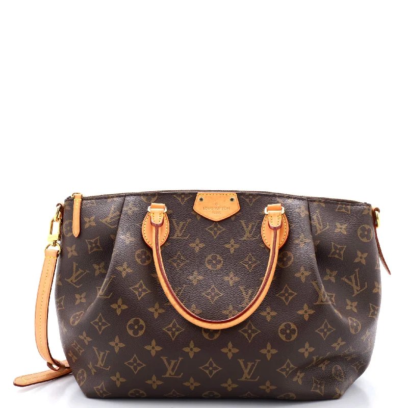 Canvas and Leather Combo Shoulder Bag in Tan for a Rustic LookTurenne Handbag Monogram Canvas GM Canvas and Leather Combo Shoulder Bag in Tan for a Rustic LookTurenne Handbag Monogram Canvas GM