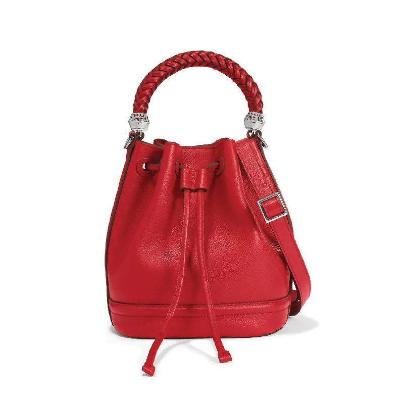 Pvc Shoulder Bag in Clear with Glitter for a Fun and Modern LookWomen's Bellita Bucket Bag In Poppy Pvc Shoulder Bag in Clear with Glitter for a Fun and Modern LookWomen's Bellita Bucket Bag In Poppy