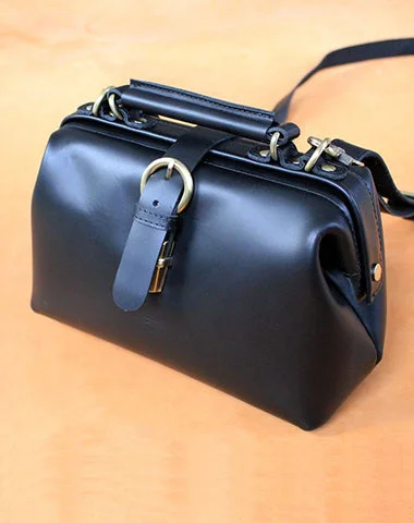Women's Large Leather Shoulder Bag in Brown with Multiple Compartments for WorkWomens Black Leather Doctor Handbags Shoulder Purse Vintage Black Doctor Purses for Women Women's Large Leather Shoulder Bag in Brown with Multiple Compartments for WorkWomens Black Leather Doctor Handbags Shoulder Purse Vintage Black Doctor Purses for Women