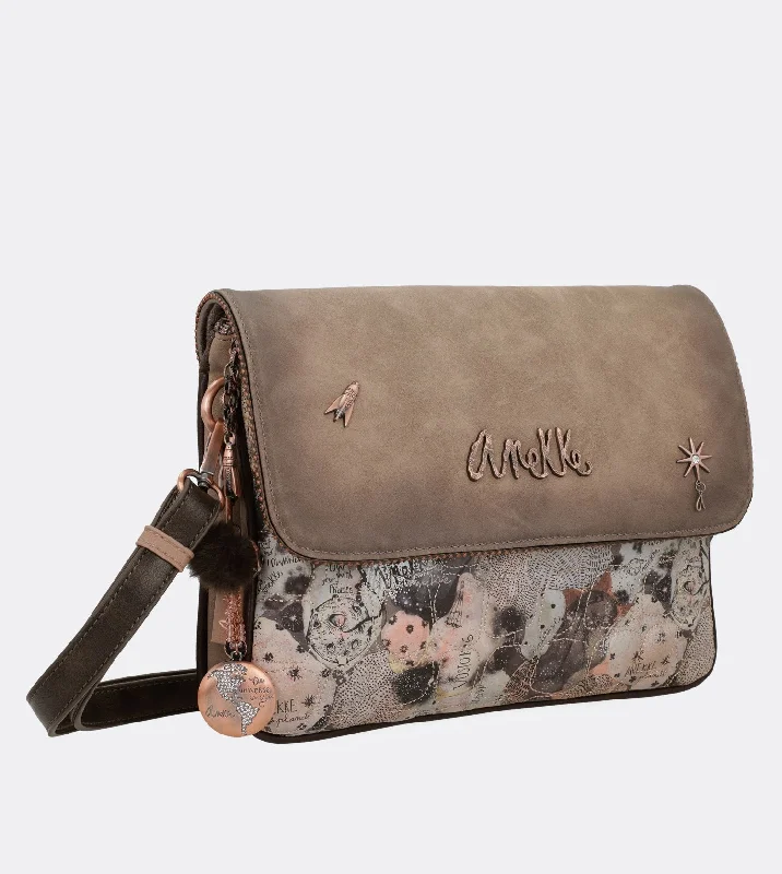 Plus - size Women's Crossbody Bag in Burgundy for Ample StorageExquisite universe crossbody bag with a flap closure Plus - size Women's Crossbody Bag in Burgundy for Ample StorageExquisite universe crossbody bag with a flap closure