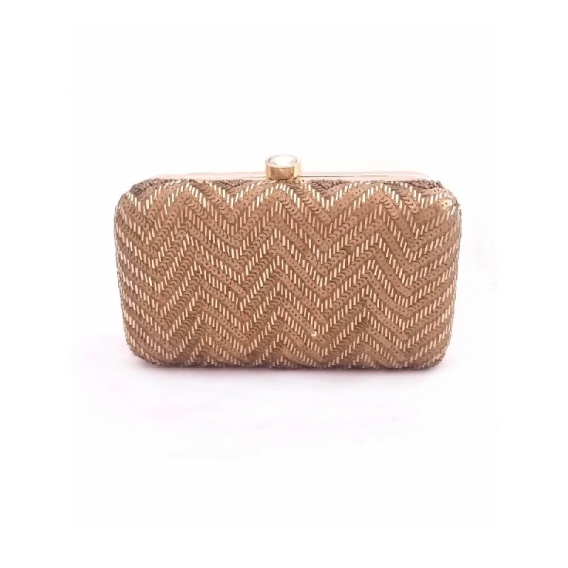 Women's Small Beaded Clutch in Silver for New Year's Eve PartyA Clutch Story Bronze Patterned Clutches Women's Small Beaded Clutch in Silver for New Year's Eve PartyA Clutch Story Bronze Patterned Clutches