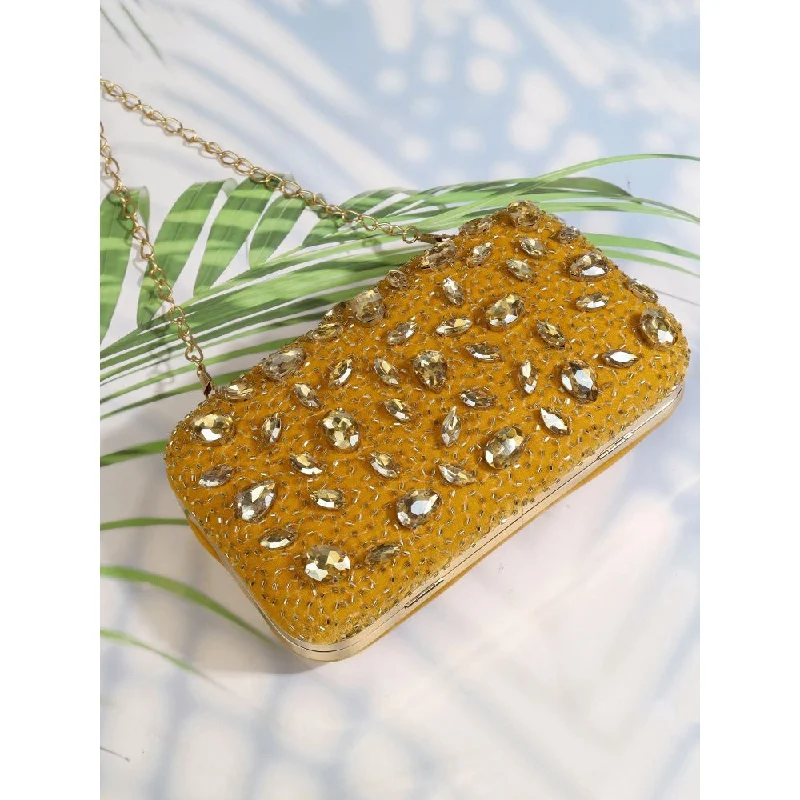 Women's Lizard - Print Clutch in Brown for a Chic LookA Clutch Story Crystal Studded Clutch Women's Lizard - Print Clutch in Brown for a Chic LookA Clutch Story Crystal Studded Clutch