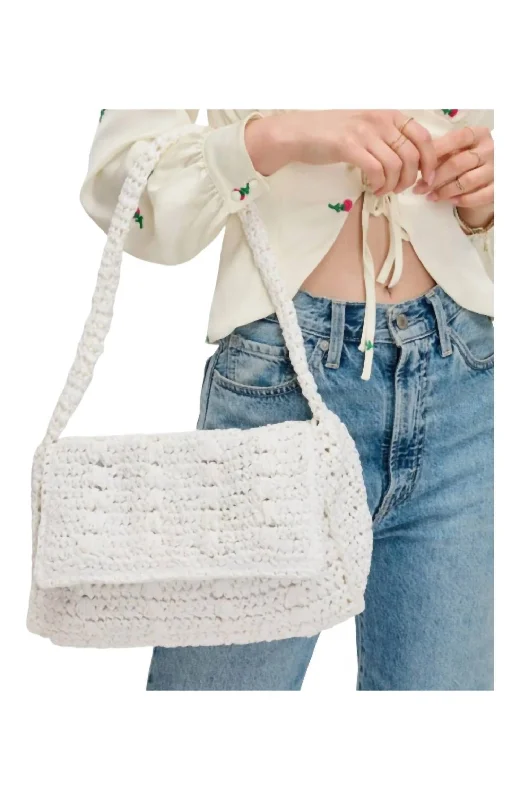 Waterproof Nylon Crossbody Bag in Navy Blue for Outdoor Hiking TripsAnika Crossbody Bag In White Waterproof Nylon Crossbody Bag in Navy Blue for Outdoor Hiking TripsAnika Crossbody Bag In White