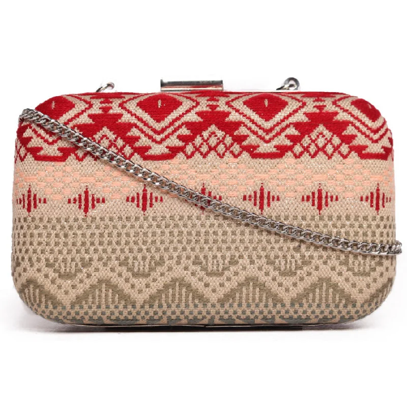 Mirrored Clutch in Silver for Futuristic - Themed GatheringsEmbllished Beige Jewel Box Clutch With Sling Strap Mirrored Clutch in Silver for Futuristic - Themed GatheringsEmbllished Beige Jewel Box Clutch With Sling Strap