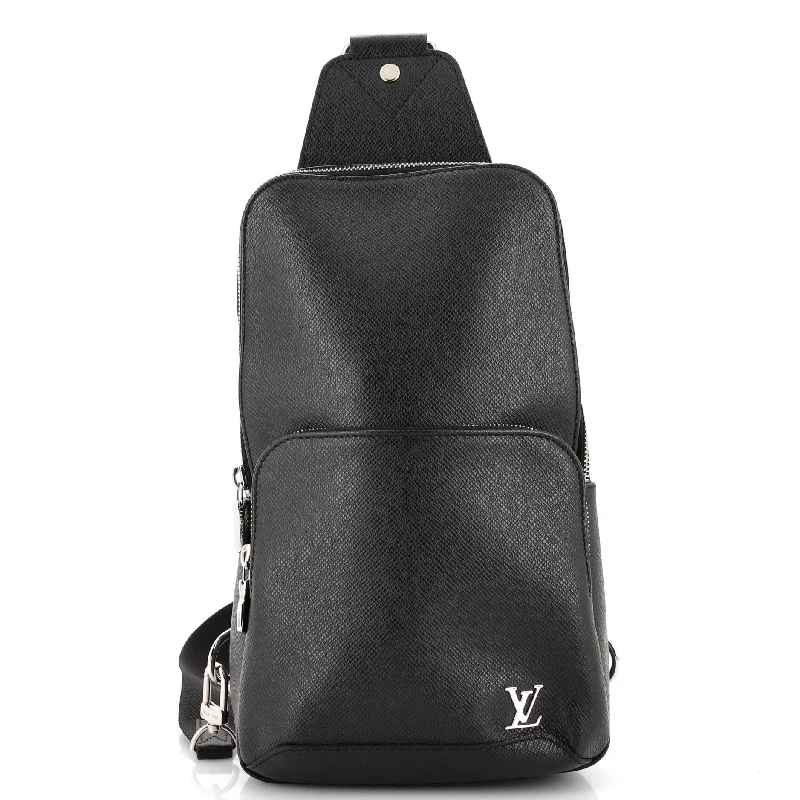 Women's Small Leather Crossbody Bag in Black with Gold Hardware for Evening PartiesAvenue Sling Bag Taiga Leather Women's Small Leather Crossbody Bag in Black with Gold Hardware for Evening PartiesAvenue Sling Bag Taiga Leather
