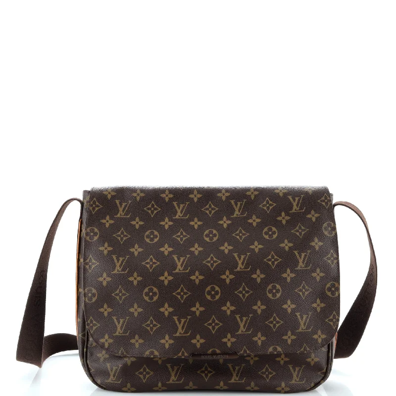 Metallic Crossbody Bag in Silver for New Year's Eve and Special CelebrationsBeaubourg Messenger Bag Monogram Canvas MM