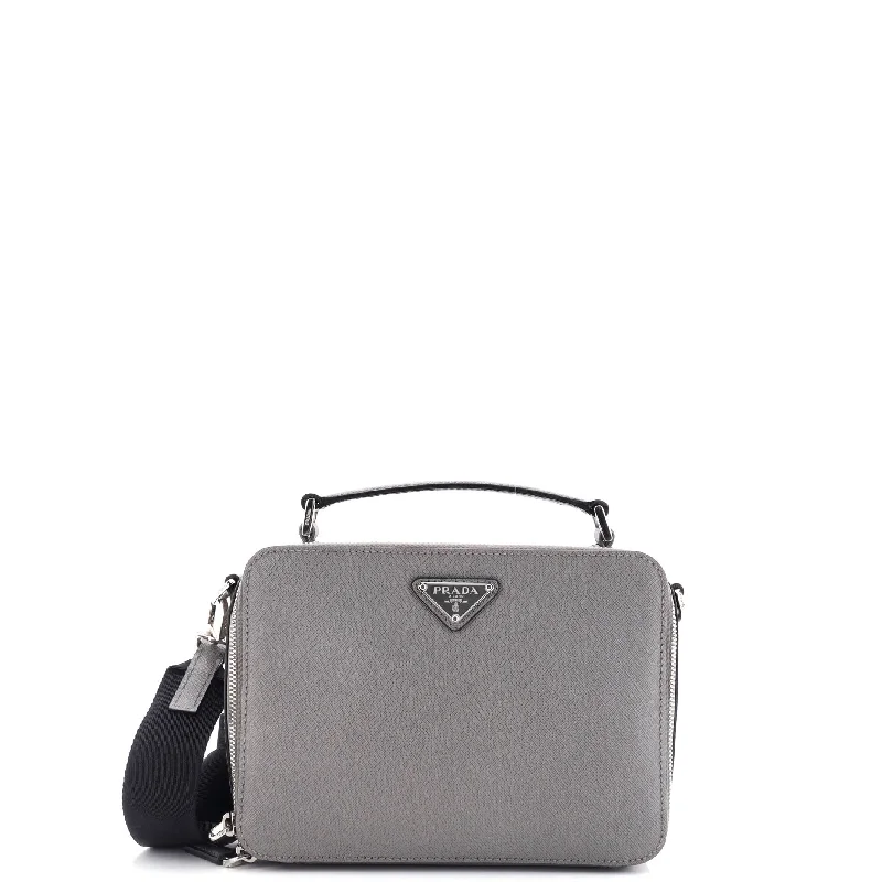 Geometric - Printed PVC Crossbody Bag in Multicolor for Trendy Street StyleBrique Crossbody Bag Saffiano Leather Small Geometric - Printed PVC Crossbody Bag in Multicolor for Trendy Street StyleBrique Crossbody Bag Saffiano Leather Small