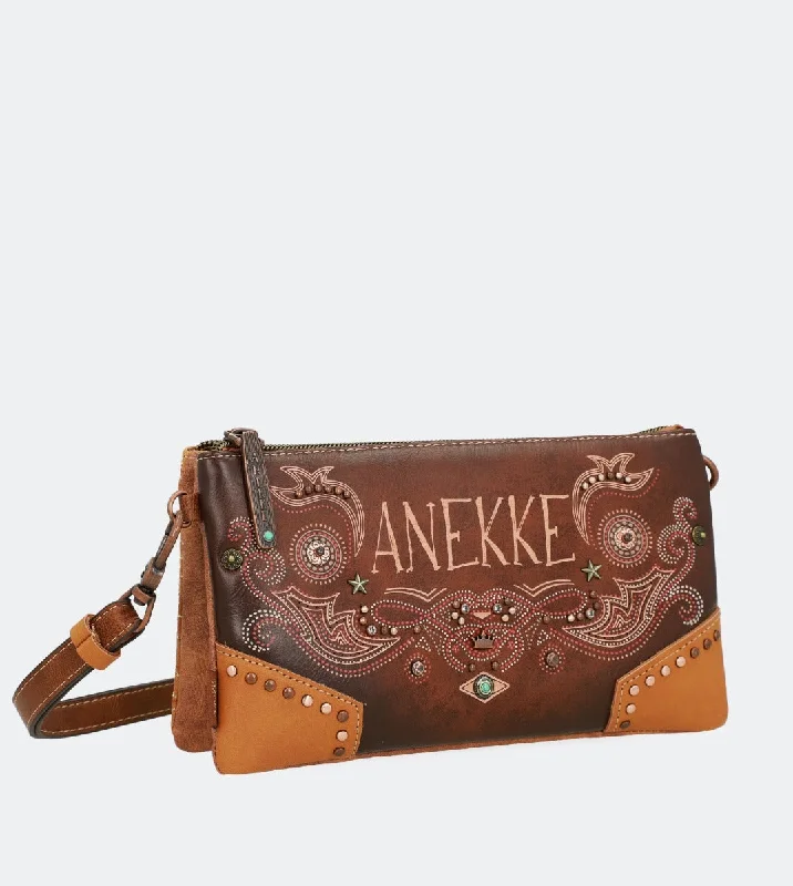 Geometric - Printed PVC Crossbody Bag in Multicolor for Trendy Street StyleBrown crossbody bag with studs Geometric - Printed PVC Crossbody Bag in Multicolor for Trendy Street StyleBrown crossbody bag with studs