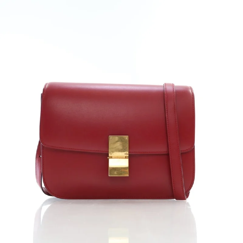 Women's Crossbody Bag with Adjustable Strap in Orange for Customizable ComfortCeline Box Bag