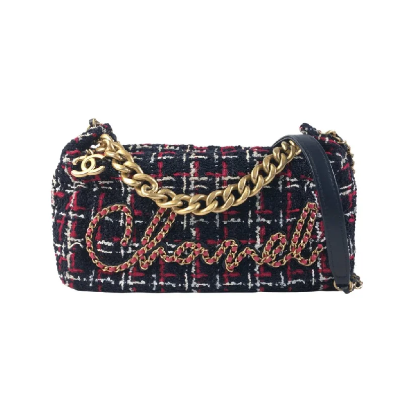 Women's Crossbody Bag with Magnetic Closure in White for Quick AccessChanel Seasonal Signature Bowling Bag Tweed Multicolor Women's Crossbody Bag with Magnetic Closure in White for Quick AccessChanel Seasonal Signature Bowling Bag Tweed Multicolor