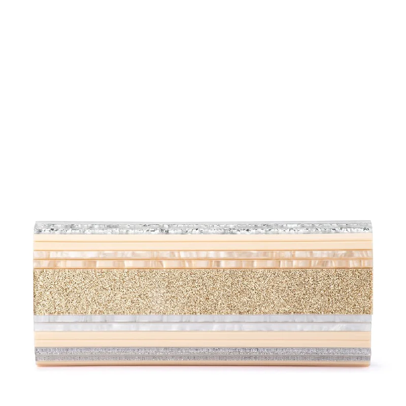 Velvet Clutch Bag in Burgundy with Crystal Embellishments for Formal DinnersCLARA Acrylic Clutch